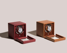 WOLF Cub Single Winder With Cover - Cognac