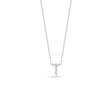 Roberto Coin 18K Diamond Love Letter Necklace "T"