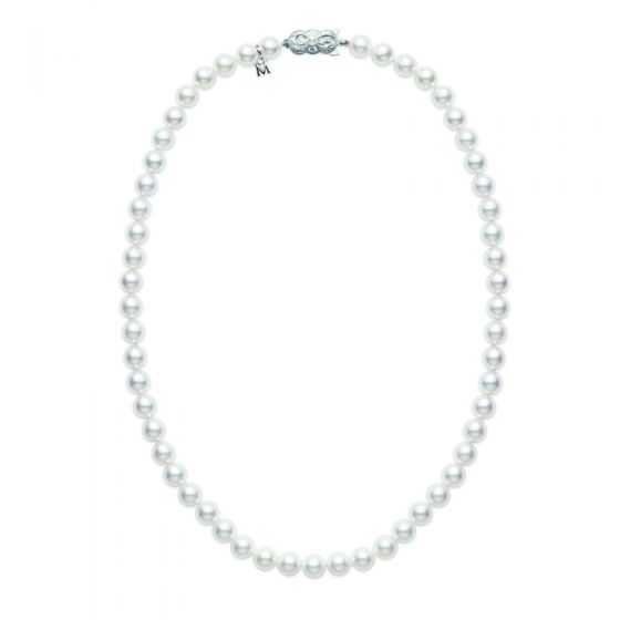 Mikimoto 18" Akoya Cultured Pearl 8x7.5mm Strand