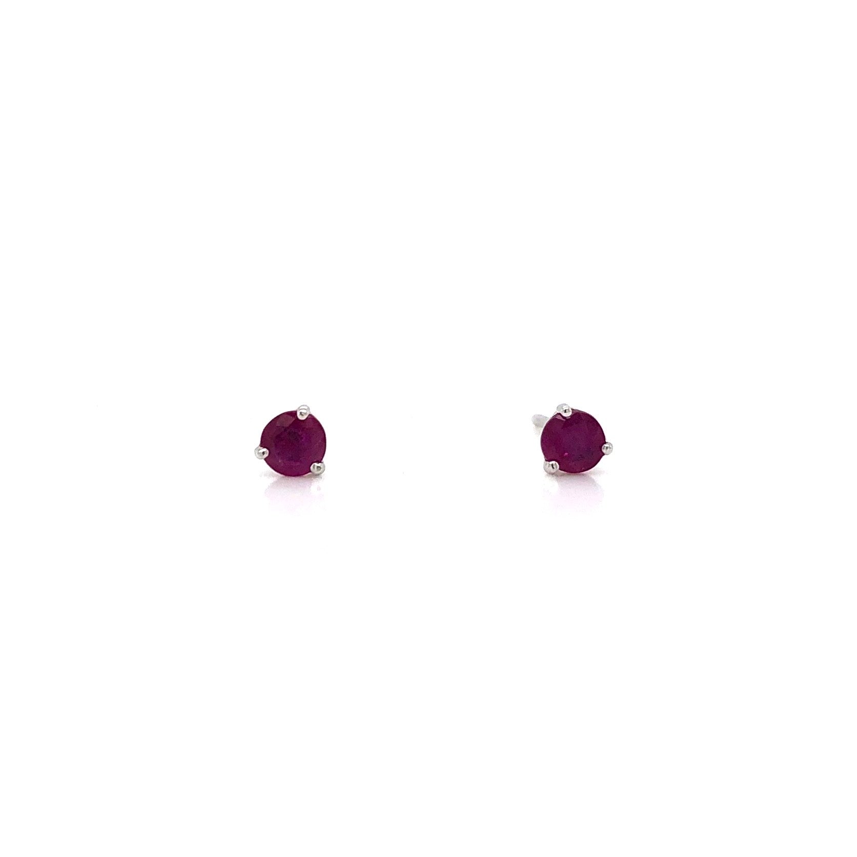 10KW Ruby Stud Earrings