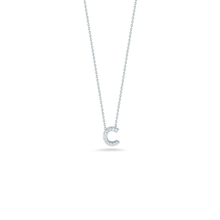 Roberto Coin 18K Diamond Love Letter Necklace "C"