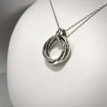 Sterling Silver Circle Pendant (Chain Included)
