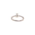 Forevermark Solitaire Engagement Ring with Shoulder Diamonds