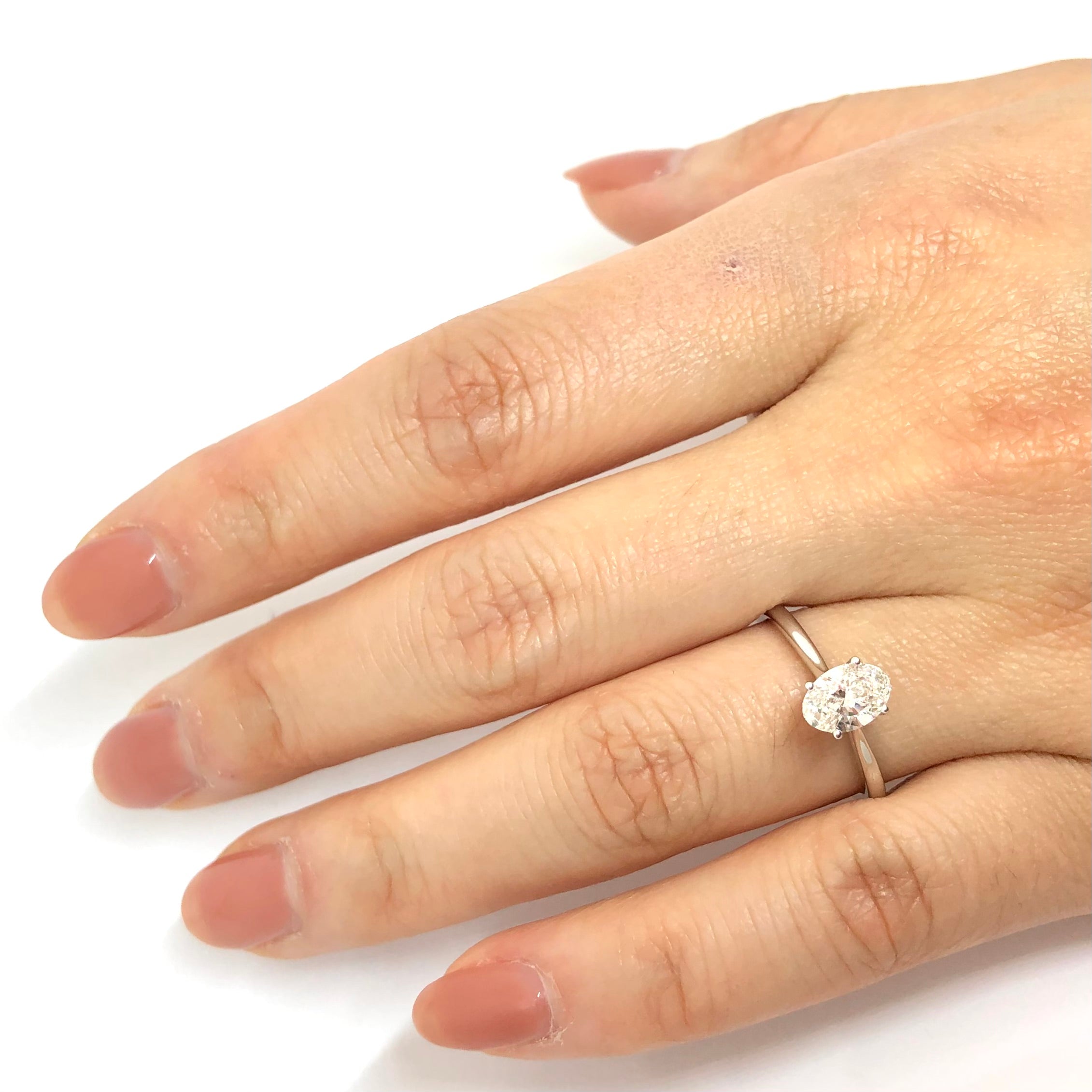 De Beers Forevermark Solitaire Diamond Engagement Ring