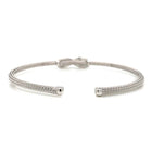 Sterling Silver Open End Bangle
