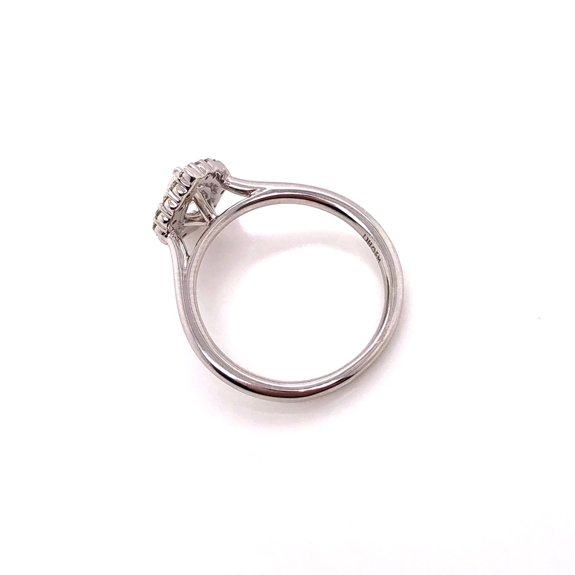 De Beers Forevermark Halo Diamond Engagement Ring