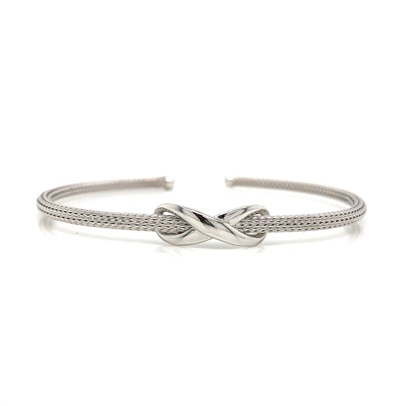 Sterling Silver Open End Bangle
