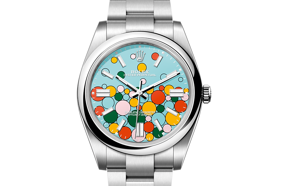 Rolex Oyster Perpetual in Oystersteel M124300 0008 IJL Since 1937