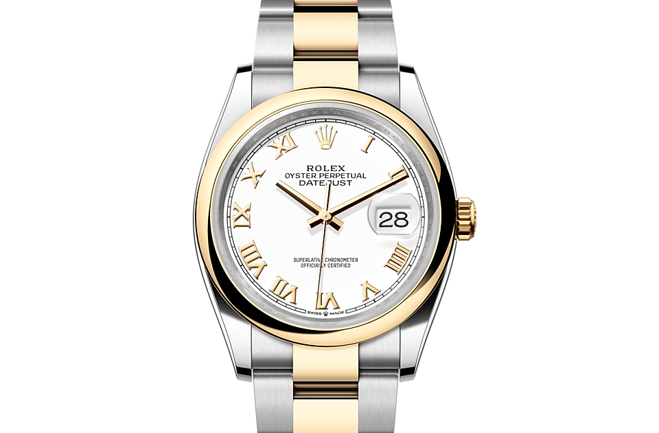 Rolex Datejust in Oystersteel and gold, M126203-0030