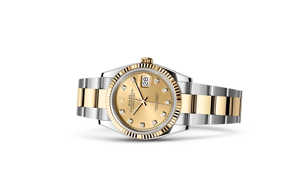 Rolex Datejust in Oystersteel and gold, M126233-0018
