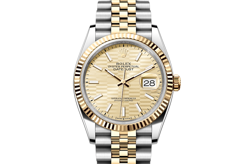 Rolex Datejust in Oystersteel and gold, M126233-0039