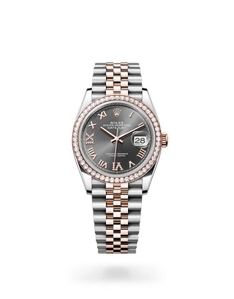 Rolex Datejust in Oystersteel and gold, M126281RBR-0011