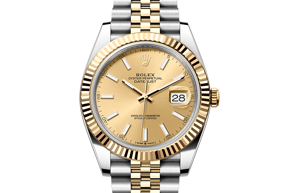 Rolex Datejust in Oystersteel and gold, M126333-0010