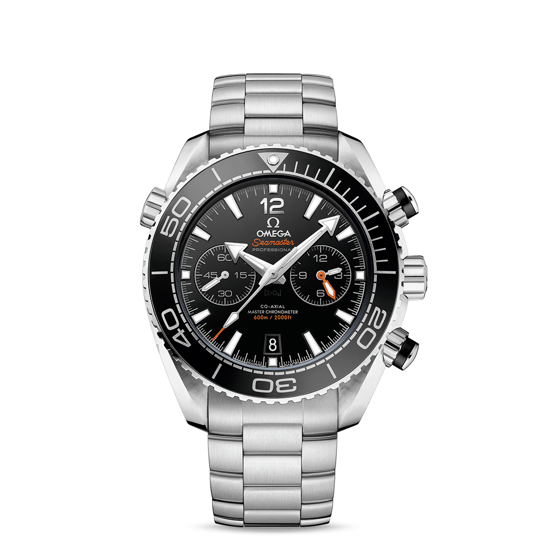 OMEGA Seamaster Planet Ocean Master Chronometer Chronograph 45mm, model #215.30.46.51.01.001, at IJL Since 1937